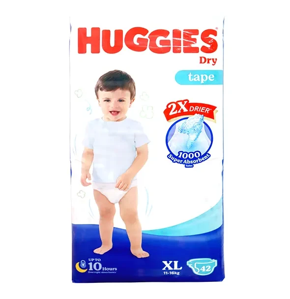 Huggies Dry Tape Baby Diaper (11-16kg) - XL42