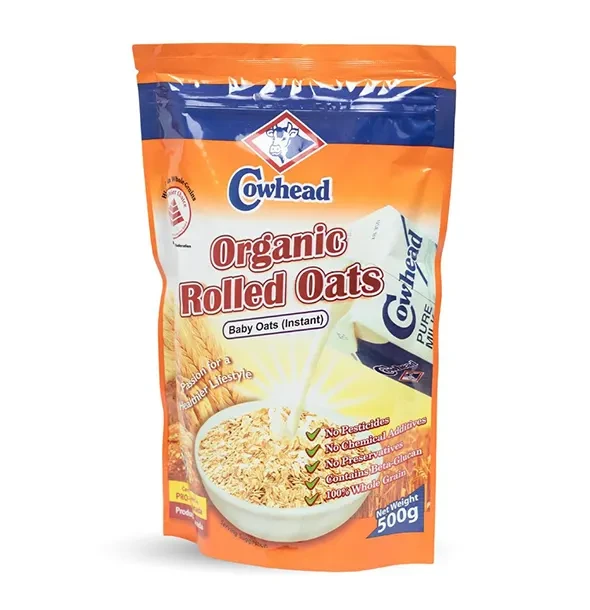 Cowhead Organic Baby Rolled Oats - 500g