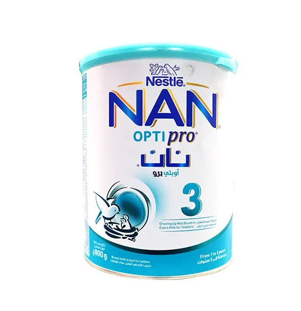 Nestle Nan 3 Optipro Baby Milk Growing up Formula (1-3Years) - 800g