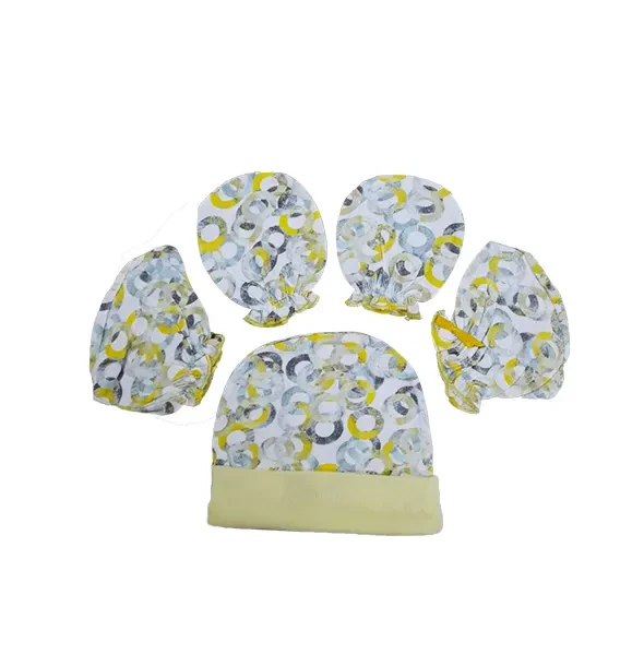 Kero Kid Printed Baby Cap - (3Pcs Set)