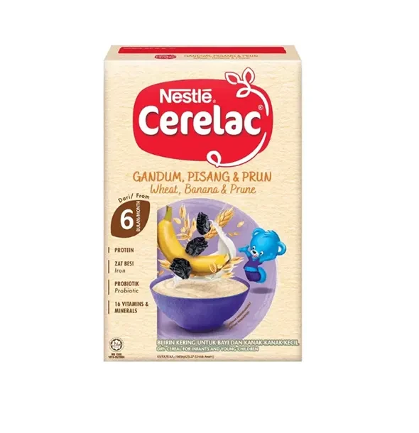 Nestle Cerelac Wheat Banana & Purne (6m+) - 250g