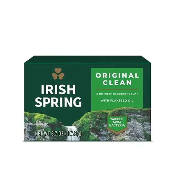Irish Spring Original Clean 12hr Fresh Deodorant Soap - 104.8g