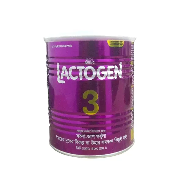 Nestle Lactogen 3 Baby Milk Tin (12-24m) - 400g