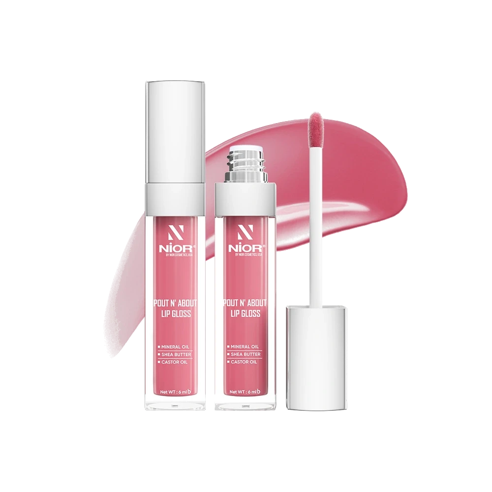 Nior Pout N About Lip Gloss – Bubblegum