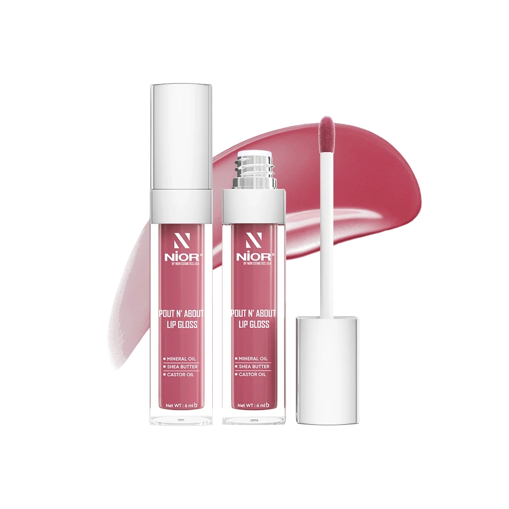 Nior Pout N About Lip Gloss – Antique Pink