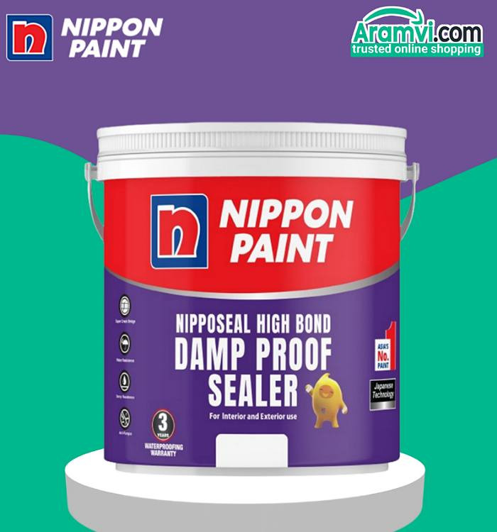 Nipposeal high Bond DAMP Proof Sealer For Interior and Exterior Use 18Ltr(Dum)